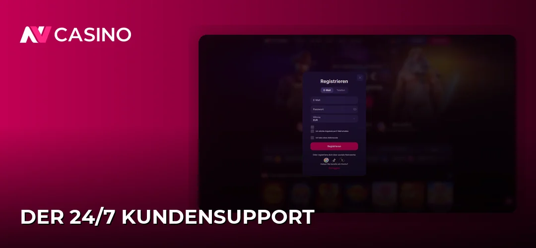 Der 24/7 Kundensupport