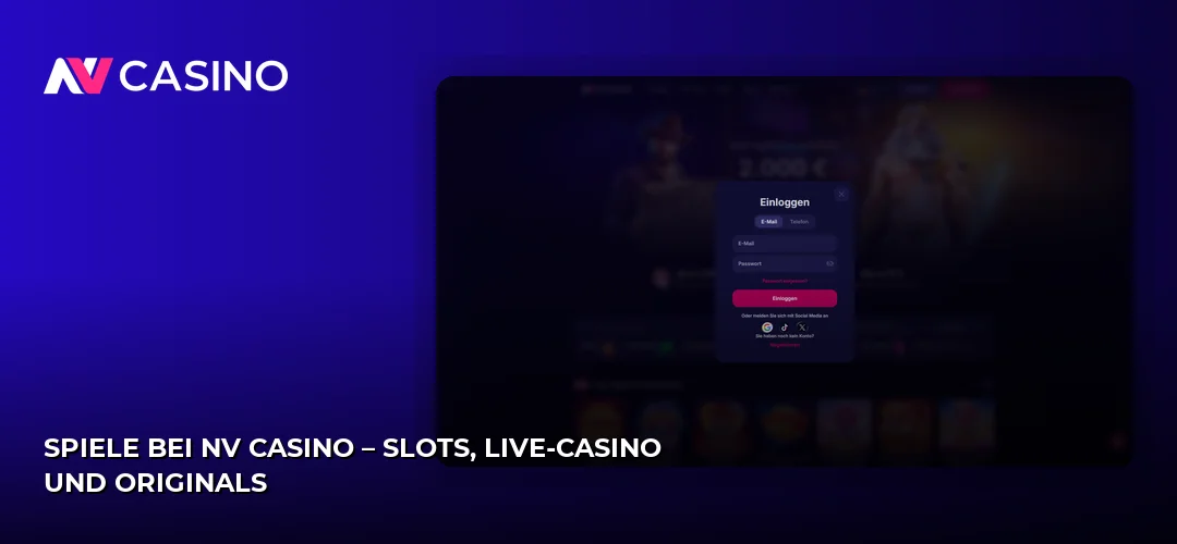 NV Casino promotional banner